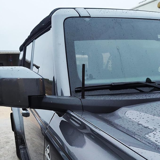 4.5 Inch Short Antenna Compatible with Ford Bronco 2021+, Replacement Aluminum Antenna Bronco Exterior Accessoroes, Not for 2025 Bronco