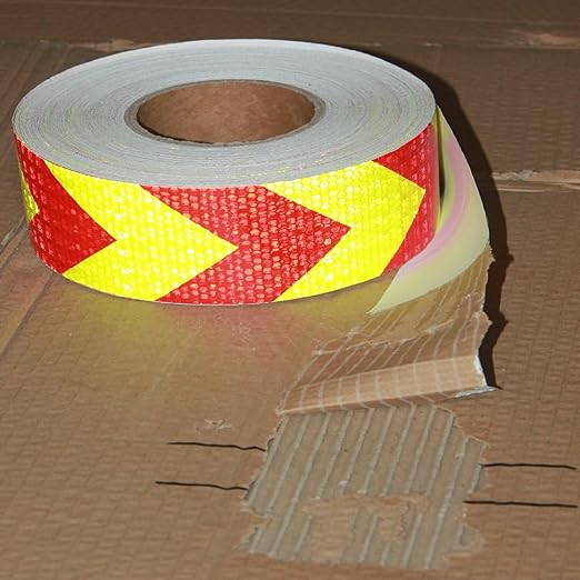 Reflective Tape 2 Inch x 168 Feet, Outdoor Waterproof High Visibility Warning Reflector, Night Safety Stickers for Car Bicycles