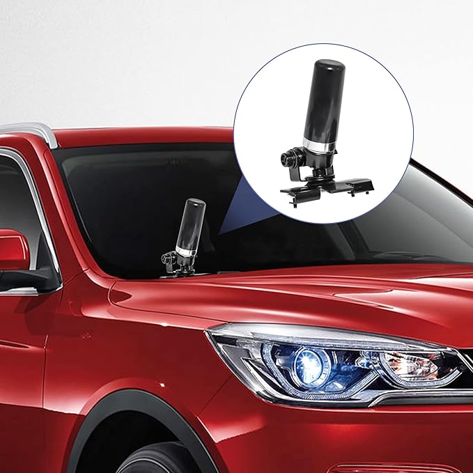 Anina Vehicle Ham Mobile Radio Antenna Dual Band VHF UHF 136-174/400-470 MHZ with Lip Mount Fixed Bracket W/ PL259 Male to SO239 Female Extension 16.5ft RG58 Pure Copper Coaxial Cable