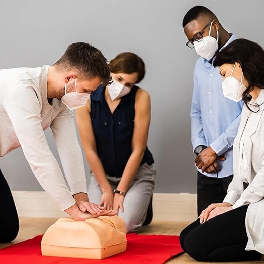 SimCoach CPR Training Model, Hands-only CPR Training Aid Kit, CPR Compression First Aid Training Tool for Nursing Students