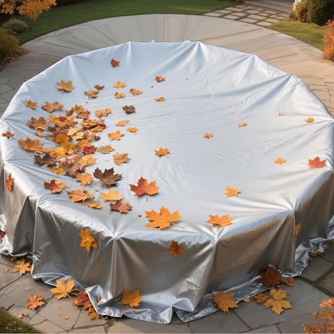 30 * 30FT Tarps Heavy Duty Waterproof, 12 Mil Large Tarps with Grommets and Reinforced Edges, UV Tear Fade Resistant, Heavy Duty Tarps for Outdoors Patio Camping