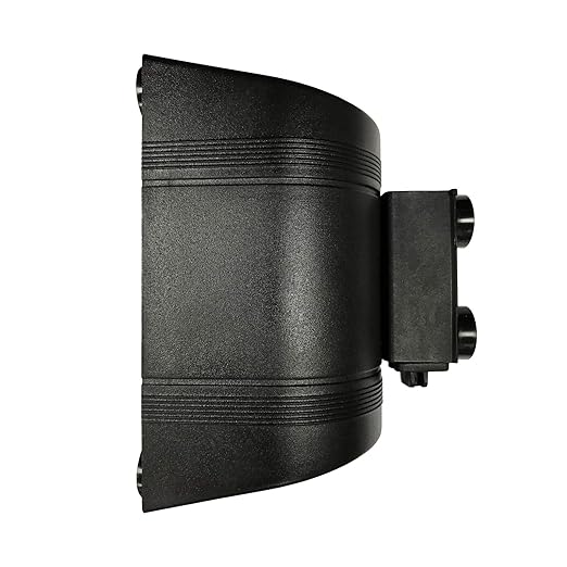 Magnetic Retractable Wall Barrier - Temporary Crowd Control Tool For Safety Queue Solution - 120" Belt Length Coverage with Strong Magnets by VIP Crowd Control (120" This Lane Close)