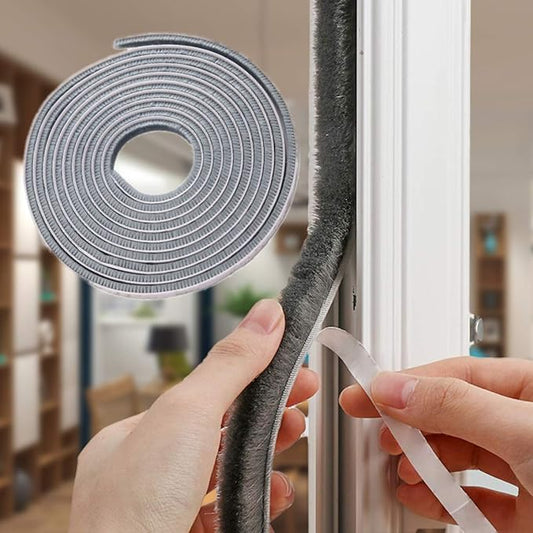 32.8 Ft Self Adhesive Seal Strip Weather Stripping Weatherstrip for Windows and Doors House Soundproofing,Windproof,Dustproof,Stronger Stickiness,0.35 Wide X 0.35 inch Thick.