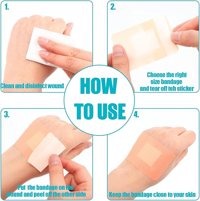 Lounsweer 720 Pcs Assorted Size Bandage Variety Flexible Fabric Adhesive Breathable Round Strip Butterfly Bandage for Waterproof Fingertip Wound Care Face Knee Scrape First Aid Kit Refill(Butterfly)