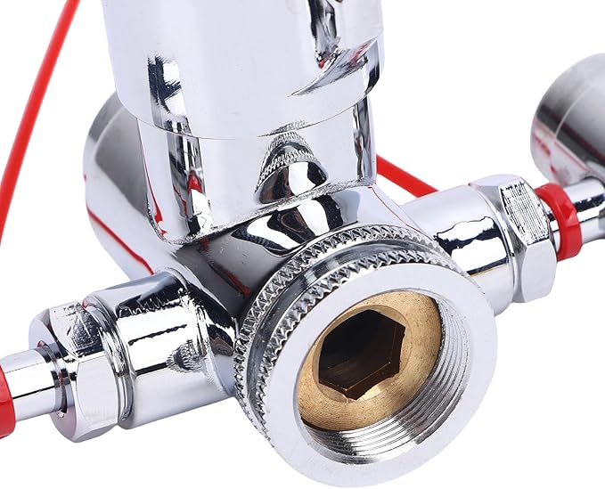 Faucet Mounted Eyewash Station, Brass Eye Washer with Cover & 3 Adapters for Lab Factory Home Emergency, Anti Corrosive
