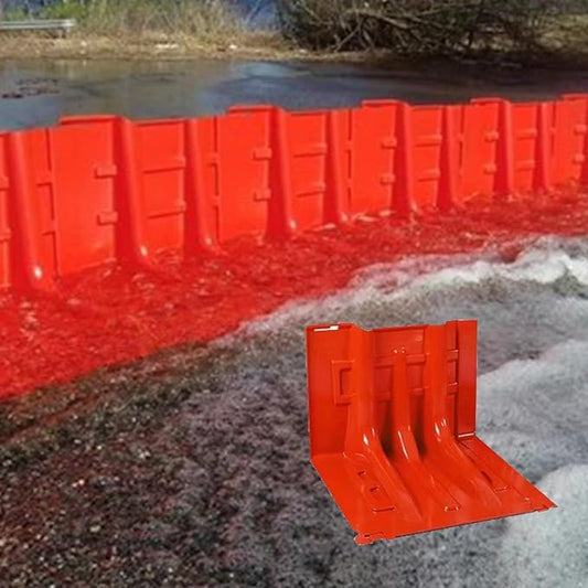 Flood Prevention Barriers,ABS Plastic Flood Barrier, 2/3/4/5/6/7/8/9/10/20/30-Pcs Flood Barrier L-Shaped Flood Barrier,for Underground Garage Warehouse Shopping(30-Pcs)