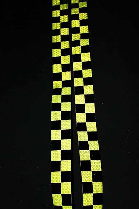 Reflective Tape 2 inch X 66 feet X 10 Rolls, Outdoor Waterproof Hazard Conspicuity Warning Marking Tape for Cars Trucks
