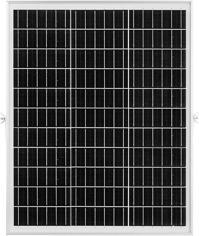 VEVOR 25W 12V Solar Panel Battery Charger, Solar Battery Trickle Charger Maintainer with Intelligent MPPT Controller & Adjustable Mount Bracket, IP67 Waterproof for Car Boat RV Motorcycle Trailer