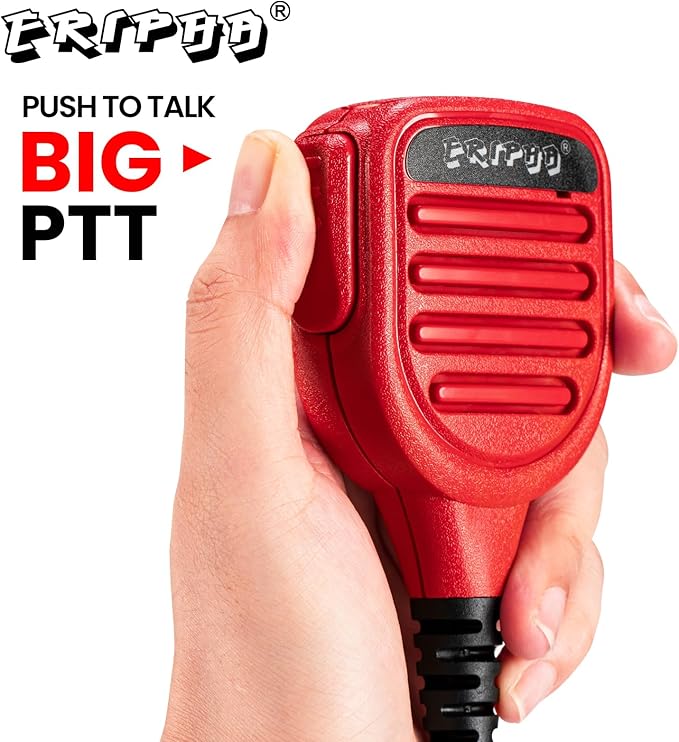 Speaker Microphone Shoulder Waterproof IP56 Compatible with Motorola SP200D CLS 1110 Two Way Radio with 3.5mm Jack (1 pcs)