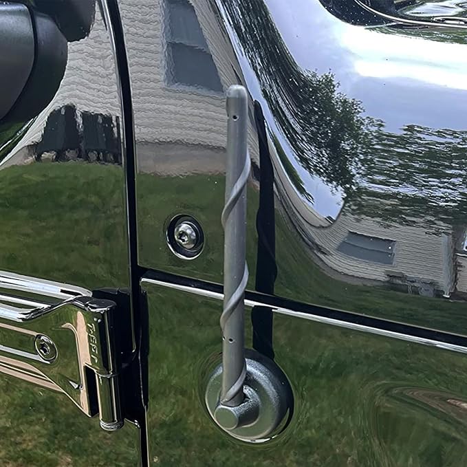 7 Inch Antenna Compatible with Jeep Wrangler Gladiator JL JK JT Rubicon Sahara 2007-2026, Short Antenna Replacement for Jeep 4xe Sport Willys Mojave Unlimited, Jeep Accessories