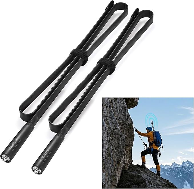 Bingfu Foldable CS Tactical SMA Female Ham Radio Antenna 2-Pack Dual Band VHF UHF 136-520MHz 42.5 inch Antenna for Baofeng BF-F8HP UV-5R UV-82 BF-888S GT-3 Ham Two Way Radio Walkie Talkie