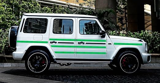 Non Fading Reflective Tape Green 3 inch Wide, Outdoor Waterproof High Visibility Safety Warning Reflector Sticker Strips (11 feet)