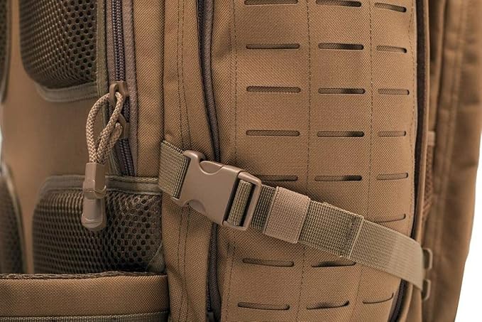 LA Police Gear LAPG Atlas 72 Hour Tactical Backpack for Men & Women, Large Bug Out Bag with MOLLE System, Hiking Hunting Combat Backpack, OD Green