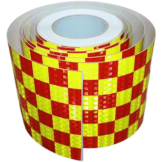 Reflective Tape 6 Inch x 68 Feet, Outdoor Waterproof High Visibility Intensity Adhesive Stickers Strips for Vehicles