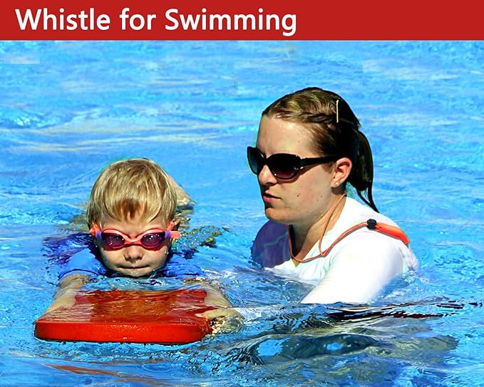 Emergency Whistle, 120db Safety Whistle Survival Shrill Loud for Camping Hiking Hunting Boating Fishing Life Vest Jacket Rescue Signaling Kids Lifeguard 5 Pack