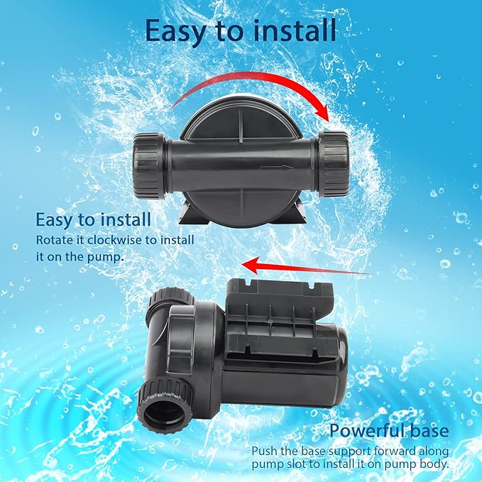 WaterRebirth (PA3000, 2600GPH) High Flow Submersible Water Pump-Home/Inline Water Pump-Submersible Pump-Water Transfer Pump-Aquarium Pump
