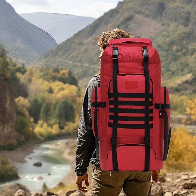 Hiking Backpack for Men 70L/100L Camping Backpack Military Rucksack Molle 3 Days Assault Pack for Climbing