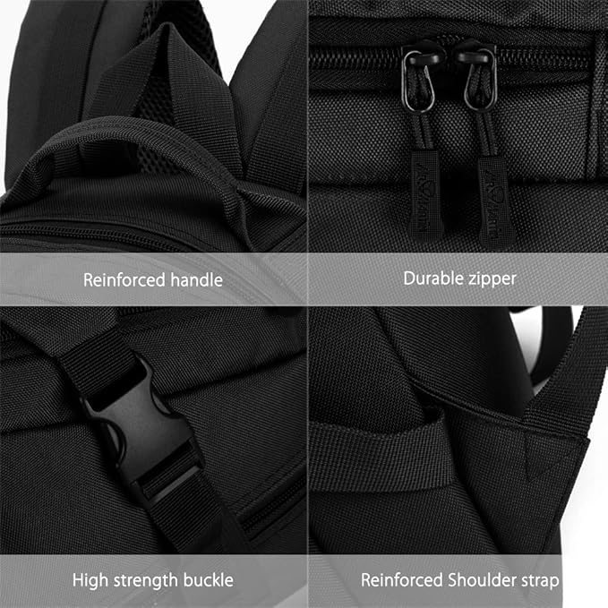 ArcEnCiel Motorcycle Backpack Tactical Military Bag for Outdoor Hiking Camping Trekking - Rain Cover+Patch Included