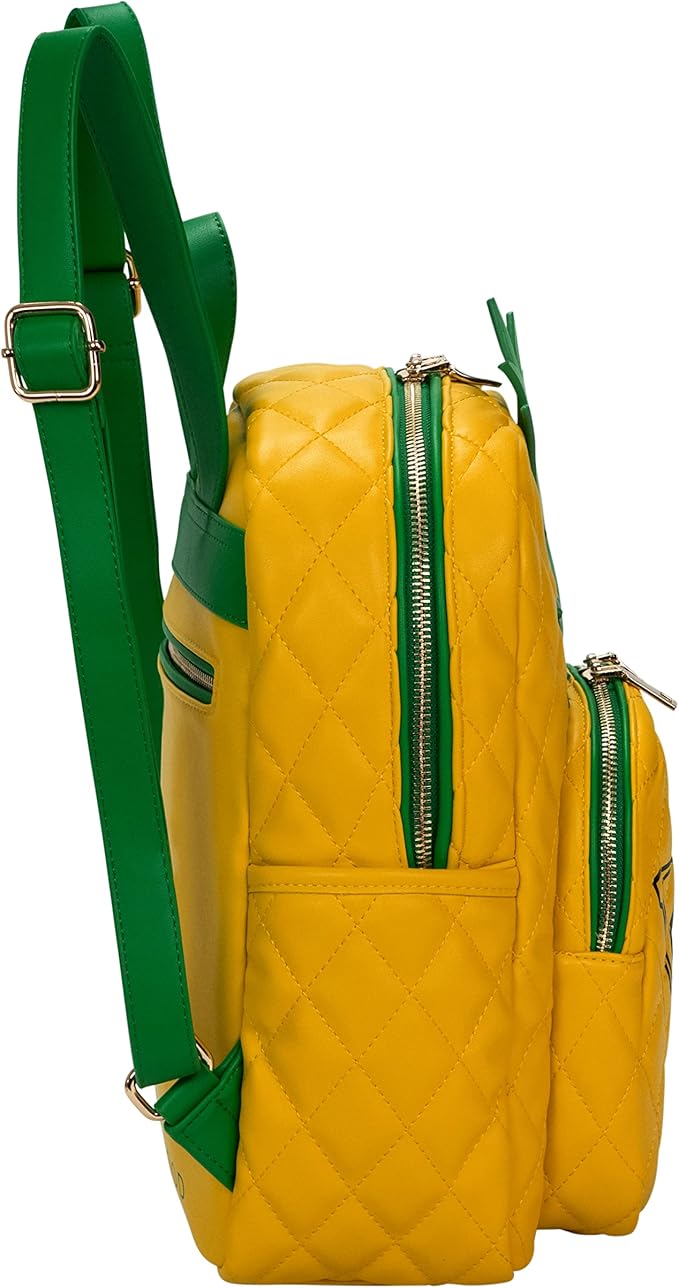 Kawaii Pineapple Backpack Purse | Women and Kids Fashion Backpack Purse | Faux Leather