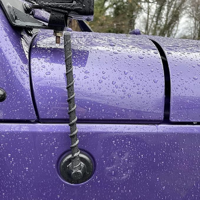 Short Antenna fits 2007-2025 Jeep Wrangler Gladiator Mojave Sahara Rubicon JK JL JT Unlimited Sport S Willys 4xe Accessories, 8 Inch Jeep Car Replacement Antenna