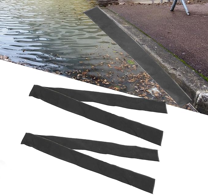 Flood Barriers, Water Absorbent Expansion Bags, Reusable Nonwoven Dam Bags for Garage, Basement and Weather Protection, 16x300cm, 2 Pack.