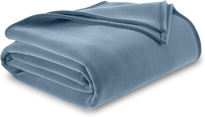 WestPoint Home Vellux Nylon Blanket Color: Wedgewood Blue, Size: King