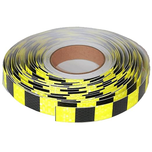 Reflective Tape 1 Inch x 168 Feet, High Visibility Warning Conspicuity Reflector, Night Safety Sticker for Car Trailer