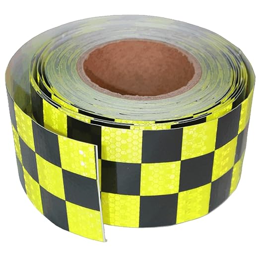 Reflective Tape 3 Inch x 68 Feet, Outdoor Waterproof High Visibility Conspicuity Strong Adhesive Reflector for Trailers