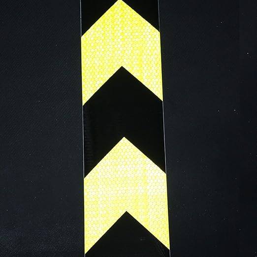 Reflective Tape 4 Inch x 168 Feet, Outdoor Waterproof High Visibility Adhesive Stickers, HGH Intensity Strips for Vehicles