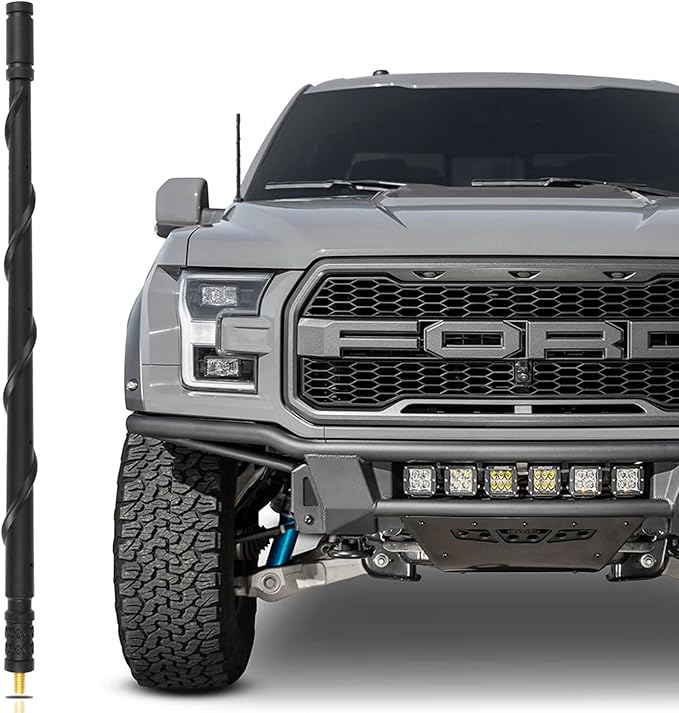 VOFONO 13 Inch Antenna Compatible with Ford F150 2009-2025, F-250 F-350 2017-2025, Automotive Antenna for Ford Trucks, Short Antenna Replacement F-150 Accessories