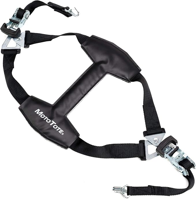 MotoTote TireSling Ratcheting Tie Down (1,940 lbs. Breaking Load Limit) – Innovative, Strap System for Motorcycle Tires