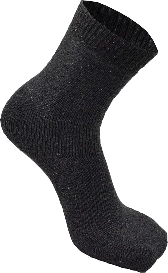 48 Pairs Bulk Thermal Winter Socks for Men, Warm Heavy Duty Cold Resistant Thick Boot Sock