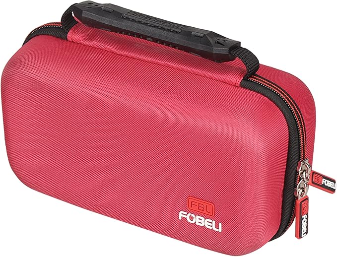 FBLFOBELI Hard EVA Storage Case Compatible with Midland ER310/ER310PRO/ER210/ER300/ER50 Emergency Crank Weather AM/FM Radio, Portable Travel Container Bag (Case Only) (Red)