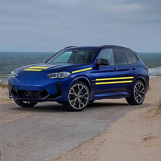 Yellow Reflective Tape 2 inch Wide, Outdoor Waterproof High Visibility Strong Safety Adhesive Tape (66 feet)