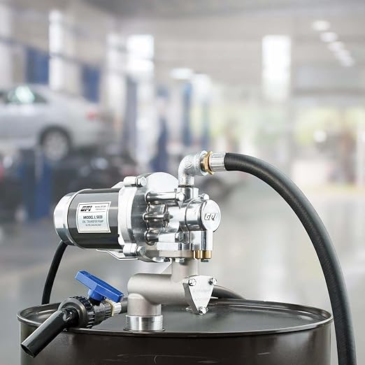 GPI - L5020 Heavy Duty Oil Transfer Pump, 20 QPM/5 GPM, 12 Volt (142100-04)