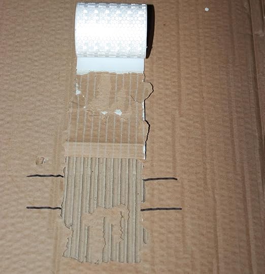 White Reflective Tape 3 inch Wide for Cars, Outdoor Waterproof High Visibility Safety Warning Reflector Sticker Strips (11 feet)