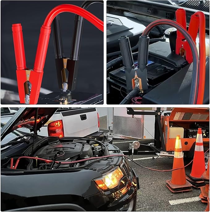 Nilight Jumper Cables for Car Battery 1 Gauge 30 FT Booster Cable Heavy Duty 900 A CCA with Carrying Bag Jump Start Emergency Kit Pickup Truck RV Vans SUV