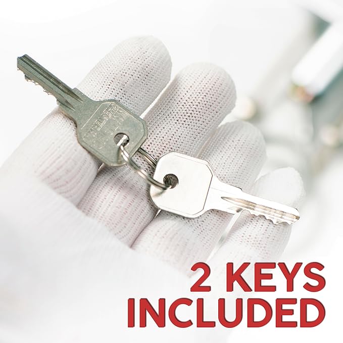 Emergency Release Lock Kit, Universal Garage Door Emergency Release Lock Kit, Garage Door Opener Quick Release Lock Disconnect Key Lock