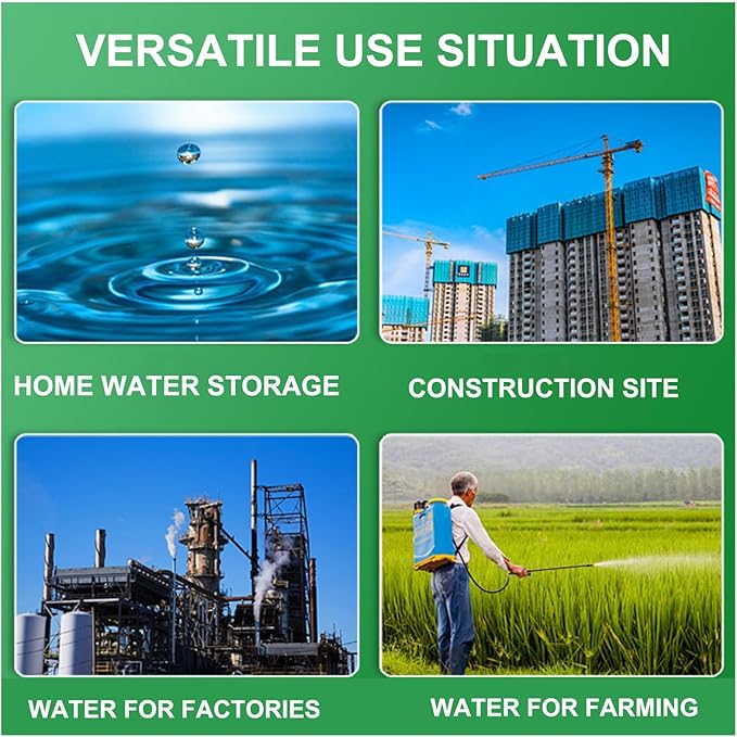 Water Storage Tank for Camping, Plastic Water Containers with Spigot for Emergency Water Storage Household Outdoor Camping Hiking Self-Driving Tour(Size:35L/9gallon)