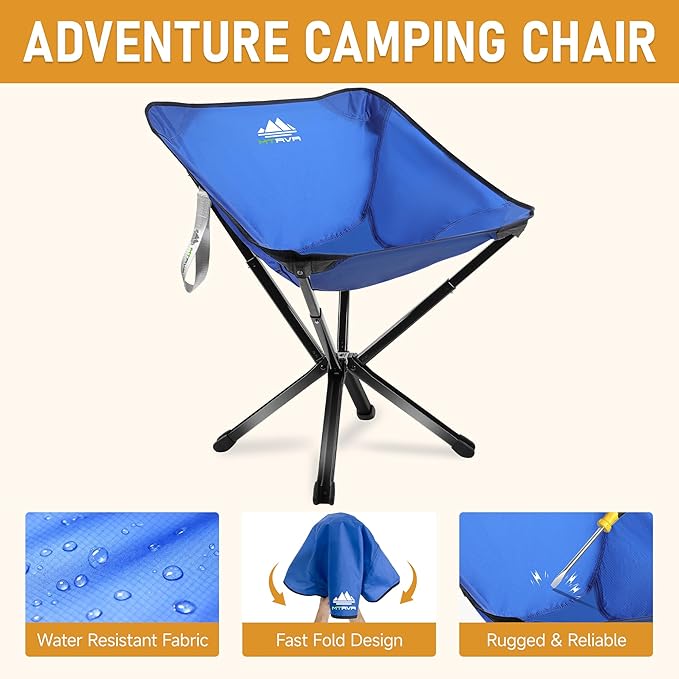 Ultra-Lightweight Backpacking Chair — Compact Folding Design, Quick-Deploy Telescopic Frame, Stable Aluminum Construction, Portable Camp Chair for Hiking, Travel & Backpacking