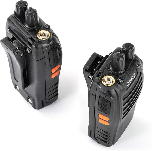 GV-8S Walkie Talkies 20 Pack Rechargeable Two-Way Radios with Earpiece 16 Channel UHF Radio for Adults, Li-ion Battery and Charger Included, Long Range Two Way Radio (Pack of 20)
