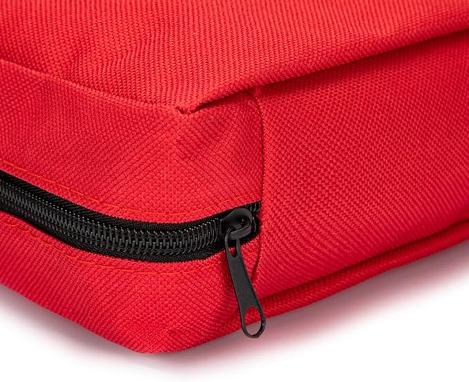Red First Aid Bag Empty Travel Rescue Pouch First Responder Storage Medicine Emergency Bag for Car Home Office Kitchen Sport Outdoors (Green)