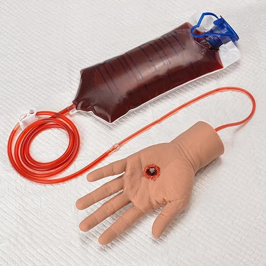 Hand Wound Packing Trainer Kit,GSW Through, Stop The Bleed Training, Bleed Control Kit for Medical Classes - Medium