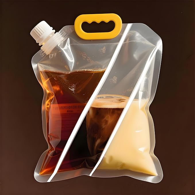 Collapsible Water Storage Bag 3-Pack(0.4 Gal + 0.8 Gal + 1.3 Gal) Portable Water Container with Faucet for Camping,Hiking, Emergency | Transparent Outdoor Water Bag with Carry Handle (3-Pack 2.5 Gal)