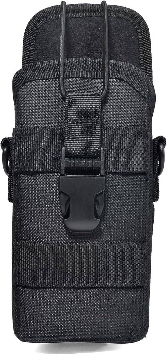TWAYRDIO Molle Radio Pouch, Universal Radio Holster Holder, Two Way Radio Case for Baofeng Kenwood Motorola Yaesu Icom Handhelds HT Walkie Talkies