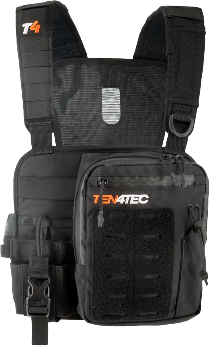 Single Radio Harness for Outdoor Technicians, Wildland Firefighters, Search & Rescue, & Riggers