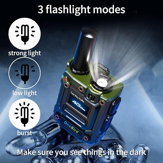 Global-walkie-Talkie-Unlimited-Range-radios-Long Range walkie talkies Cards-radios Unlimited Range with sim Cards-Out of State walkie-Talkie ptt Button-Two Way Talk Talkie-2Pack Dark Green