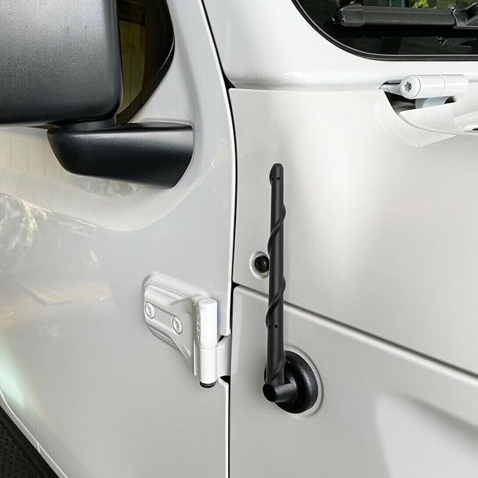 7 Inch Antenna Compatible with Jeep Wrangler Gladiator JL JK JT Rubicon Sahara 2007-2026, Short Antenna Replacement for Jeep 4xe Sport Willys Mojave Unlimited, Jeep Accessories