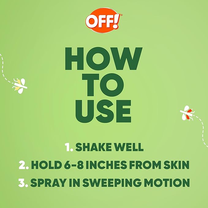 OFF! Deep Woods Insect Repellent Aerosol, Dry, Non-Greasy Formula, Bug Spray with Long Lasting Protection from Mosquitoes, 4 Oz, 2 Count