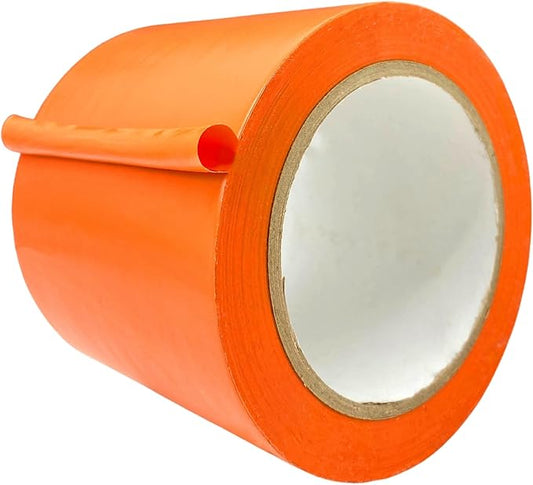 MAT Vinyl Marking Tape Orange - 4 inch x 36 yds. for Safety Floor Marking (School Gym, Restaurants, Warehouse), Dance Floor Splicing, Pinstriping Cars & Boats